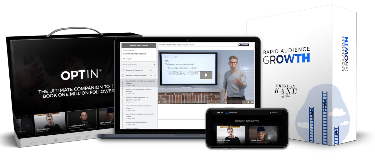 Brendan Kane – Rapid Audience Growth Course 2 Optin Tv Bundle min